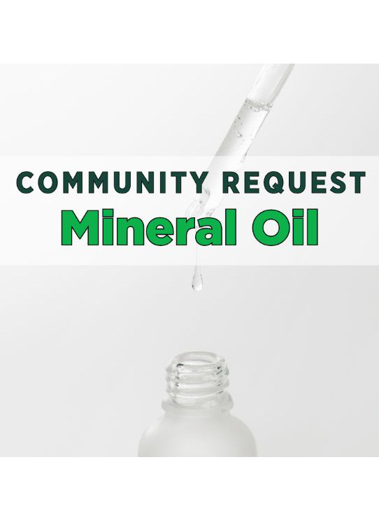 News from CRIS: Community Request - Mineral Oil